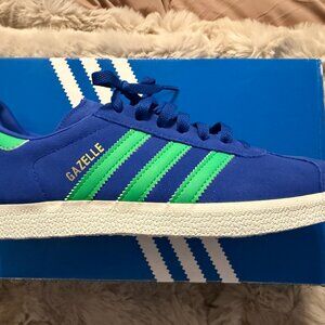 Adidas Gazelle Blue Green Sneakers - NWT 7.5M/9W